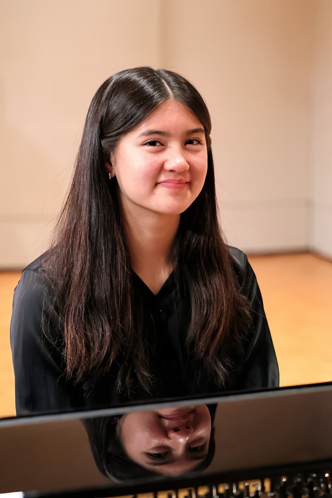 Cassie Solorzano, cellist and pianist, Vice President of Harmony Ensemble.